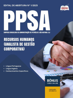 Apostila PPSA em PDF - Recursos Humanos (Analista de Gestão Corporativa) 2025
