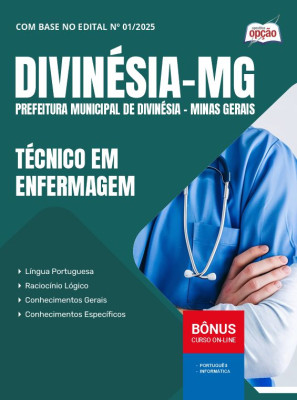 Apostila Prefeitura de Divinésia - MG em PDF - Técnico em Enfermagem 2025