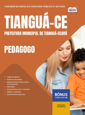 Apostila Prefeitura de Tianguá - CE em PDF - Pedagogo 2025