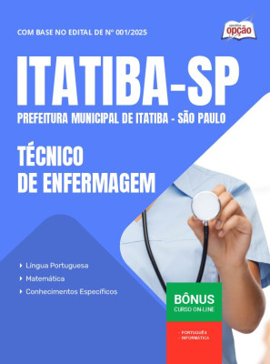 Apostila Prefeitura de Itatiba - SP em PDF - Técnico de Enfermagem