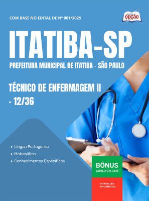Apostila Prefeitura de Itatiba - SP em PDF - Técnico de Enfermagem II – 12/36