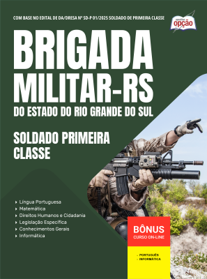 Apostila Brigada Militar RS em PDF - Soldado Primeira Classe 2025