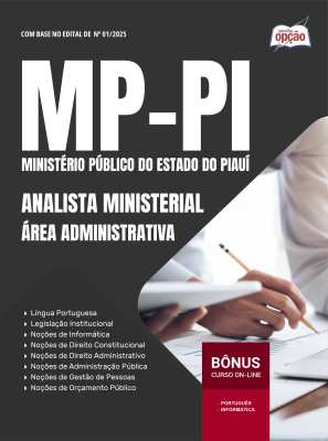 Apostila MP-PI em PDF - Analista Ministerial - Área Administrativa 2025