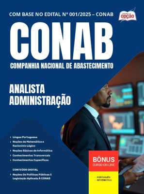 Apostila CONAB em PDF - Analista - Administração
