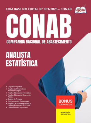 Apostila CONAB em PDF - Analista - Estatística