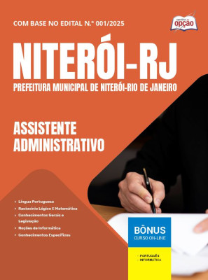 Apostila Prefeitura de Niterói - RJ em PDF - Assistente Administrativo 2025