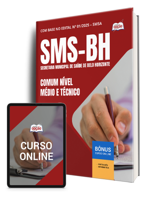 Apostila SMS-BH 2025 - Comum Nível Médio e Técnico