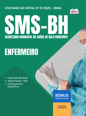 Apostila SMS-BH em PDF - Enfermeiro 2025