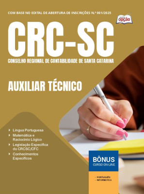 Apostila CRC-SC em PDF - Auxiliar Técnico