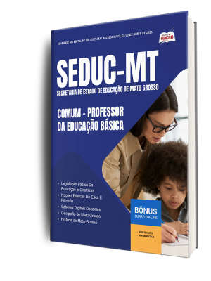 Apostila SEDUC-MT 2025 - Comum - Professor da Educação Básica