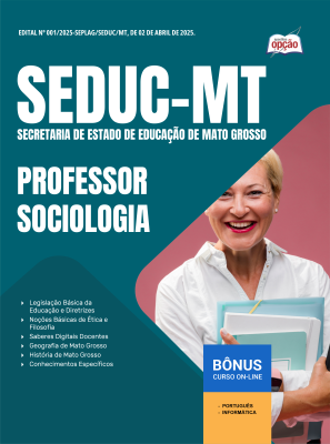 Apostila SEDUC-MT em PDF - Professor - Sociologia 2025