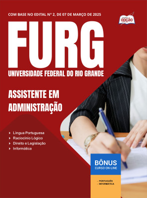 Apostila FURG em PDF - Assistente em Administração 2025