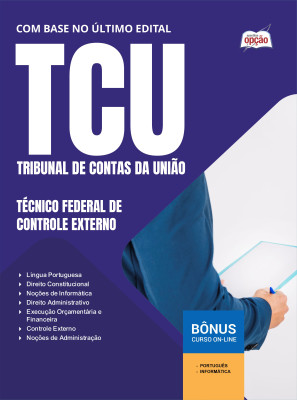Apostila TCU em PDF - Técnico Federal de Controle Externo 2025