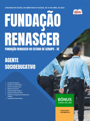 Apostila Fundação Renascer 2025 - Agente Socioeducativo