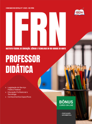 Apostila IFRN em PDF - Professor - Didática 2025