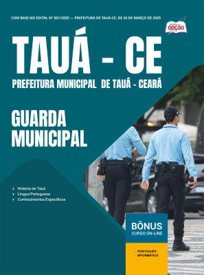 Apostila Prefeitura de Tauá - CE em PDF - Guarda Municipal 2025