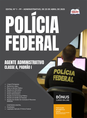 Apostila Agente Administrativo PF 2025
