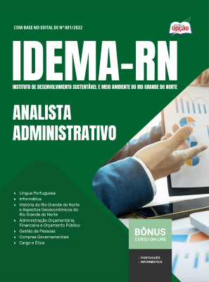 Apostila IDEMA-RN 2025 - Analista Administrativo