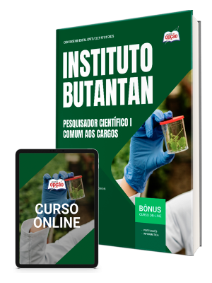 Apostila Instituto Butantan 2025 - Pesquisador Científico I - Comum aos Cargos