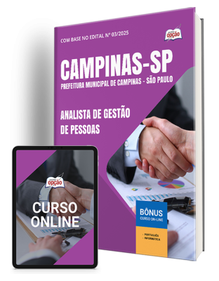 Apostila Prefeitura de Campinas - SP 2025 - Analista de Gestão de Pessoas