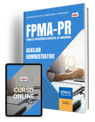 Apostila FPMA-PR 2025 - Auxiliar Administrativo
