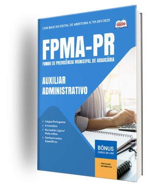 Apostila FPMA-PR 2025 - Auxiliar Administrativo