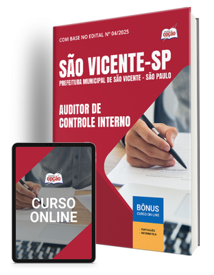 Apostila Prefeitura de São Vicente - SP 2025 - Auditor de Controle Interno 