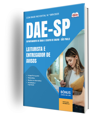 Apostila DAE Bauru 2025 - Leiturista e Entregador de Avisos
