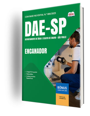 Apostila DAE Bauru 2025 - Encanador