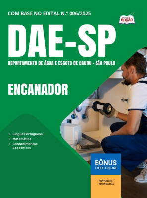 Apostila DAE Bauru 2025 - Encanador