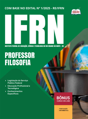Apostila IFRN 2025 - Professor - Filosofia