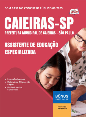 Apostila Prefeitura de Caieiras - SP 2025 - Assistente de Educação Especializada
