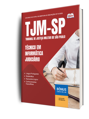 Apostila TJM-SP 2025 - Técnico em Informática Judiciário