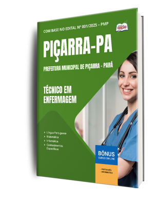 Apostila Prefeitura de Piçarra - PA 2025 - Técnico em Enfermagem