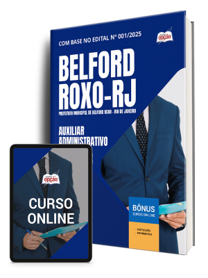 Apostila Prefeitura de Belford Roxo - RJ 2025 - Auxiliar Administrativo