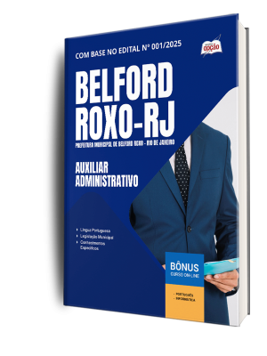 Apostila Prefeitura de Belford Roxo - RJ 2025 - Auxiliar Administrativo