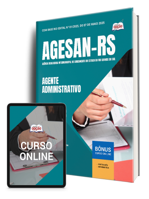 Apostila AGESAN-RS 2025 - Agente Administrativo