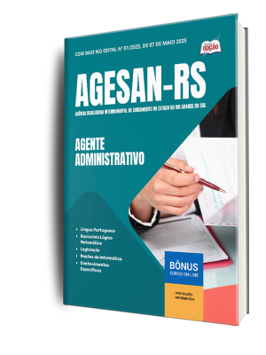 Apostila AGESAN-RS 2025 - Agente Administrativo