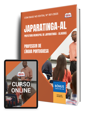 Apostila Prefeitura de Japaratinga - AL 2025 - Professor de Língua Portuguesa