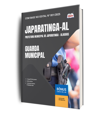 Apostila Prefeitura de Japaratinga - AL 2025 - Guarda Municipal