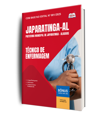 Apostila Prefeitura de Japaratinga - AL 2025 - Técnico de Enfermagem