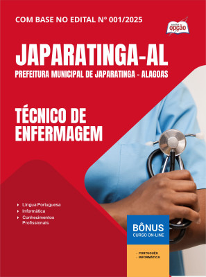 Apostila Prefeitura de Japaratinga - AL 2025 - Técnico de Enfermagem