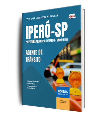 Apostila Prefeitura de Iperó - SP 2025 - Agente de Trânsito