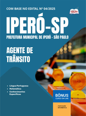 Apostila Prefeitura de Iperó - SP em PDF - Agente de Trânsito