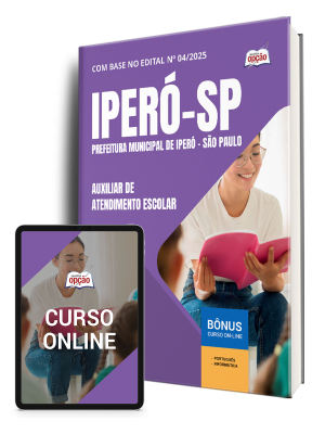 Apostila Prefeitura de Iperó - SP 2025 - Auxiliar de Atendimento Escolar