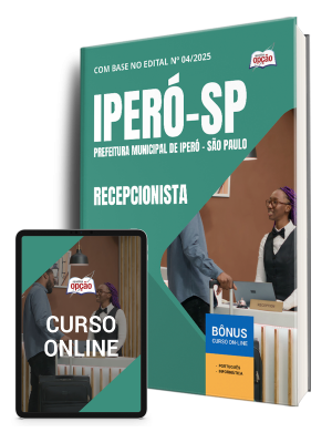 Apostila Prefeitura de Iperó - SP 2025 - Recepcionista