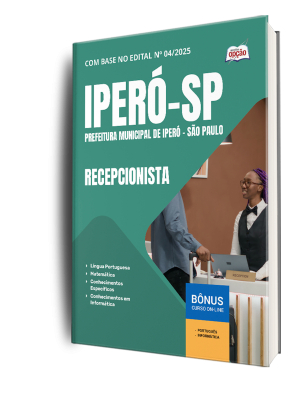 Apostila Prefeitura de Iperó - SP 2025 - Recepcionista