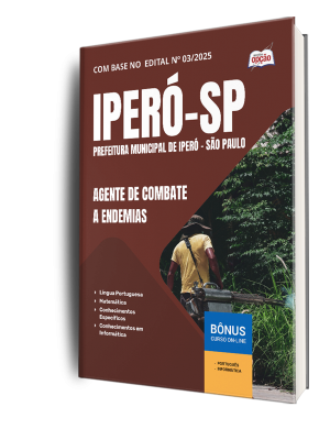 Apostila Prefeitura de Iperó - SP 2025 - Agente de Combate a Endemias