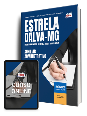Apostila Prefeitura de Estrela Dalva - MG 2025 - Auxiliar Administrativo