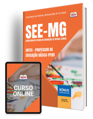 Apostila SEE-MG 2025 - Artes - Professor de Educação Básica (PEB)